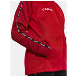 Squad 2.0 Full Zip Jr - Red - Closeup 5