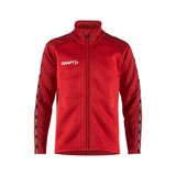 Squad 2.0 Full Zip Jr - Red - Front