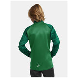 Squad 2.0 Full Zip Jr - Green/Ivy - Closeup 3