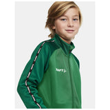 Squad 2.0 Full Zip Jr - Green/Ivy - Closeup 4