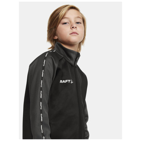 Squad 2.0 Full Zip Jr - Black - Closeup 4