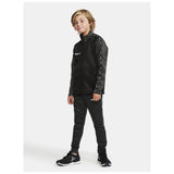Squad 2.0 Full Zip Jr - Black - Closeup 6