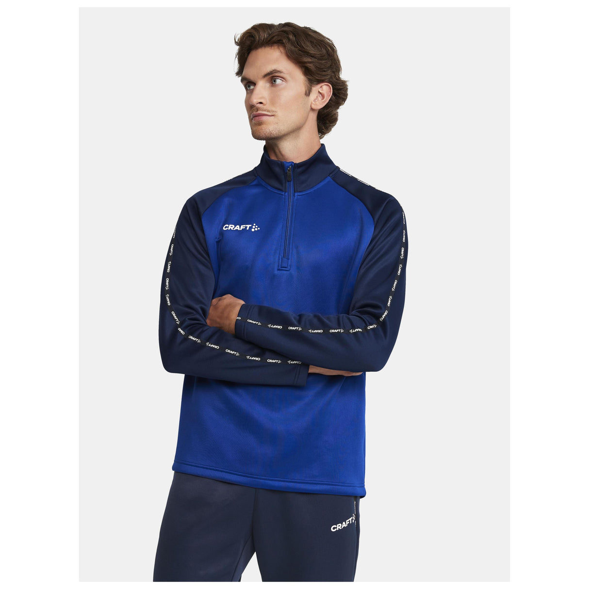 Squad 2.0 Half Zip M - Club Cobolt/Navy - Closeup 1