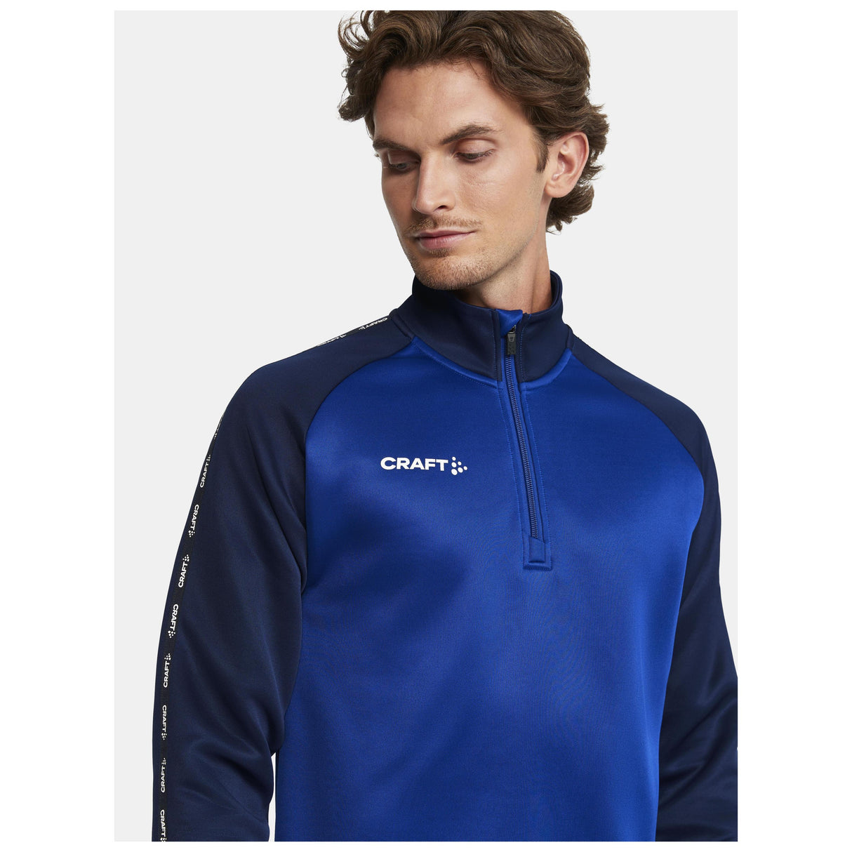 Squad 2.0 Half Zip M - Club Cobolt/Navy - Closeup 4