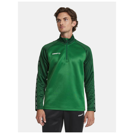 Squad 2.0 Half Zip M - Green/Ivy - Closeup 1
