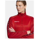 Squad 2.0 Half Zip W - Red - Closeup 4