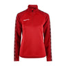 Squad 2.0 Half Zip W - Red - Front