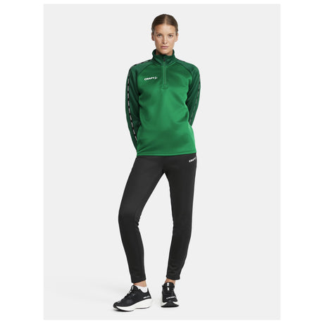 Squad 2.0 Half Zip W - Green/Ivy - Closeup 5