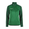 Squad 2.0 Half Zip W - Green/Ivy - Front