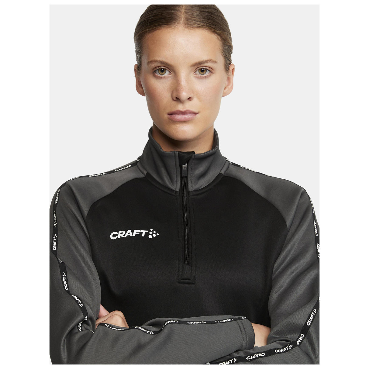 Squad 2.0 Half Zip W - Black - Closeup 6