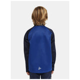Squad 2.0 Half Zip Jr - Club Cobolt/Navy - Closeup 3