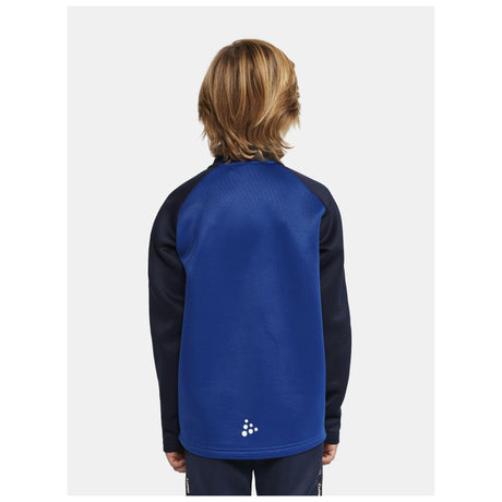 Squad 2.0 Half Zip Jr - Club Cobolt/Navy - Closeup 3