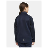 Squad 2.0 Half Zip Jr - Navy - Closeup 3