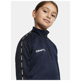 Squad 2.0 Half Zip Jr - Navy - Closeup 4