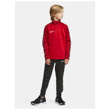 Squad 2.0 Half Zip Jr - Red - Closeup 5