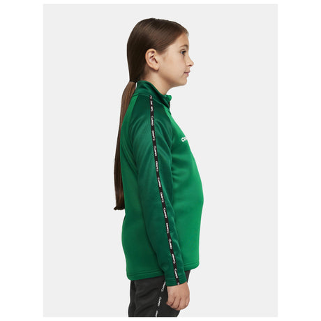 Squad 2.0 Half Zip Jr - Green/Ivy - Closeup 2