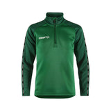 Squad 2.0 Half Zip Jr - Green/Ivy - Front