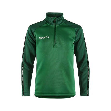 Squad 2.0 Half Zip Jr - Green/Ivy - Front