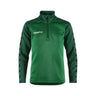 Squad 2.0 Half Zip Jr - Green/Ivy - Front