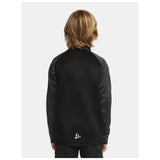 Squad 2.0 Half Zip Jr - Black - Closeup 3