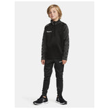 Squad 2.0 Half Zip Jr - Black - Closeup 5
