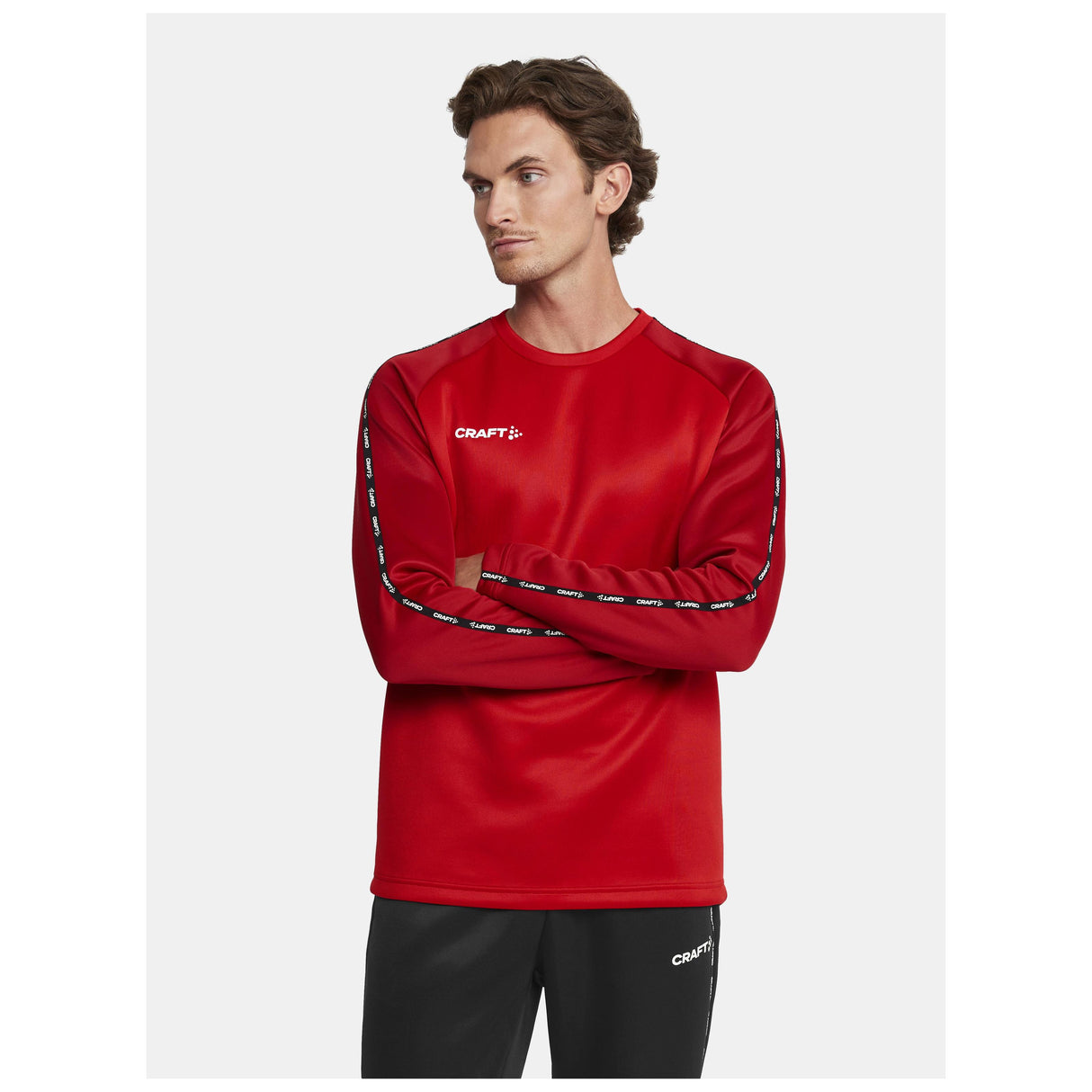 Squad 2.0 Crewneck M - Red - Closeup 1