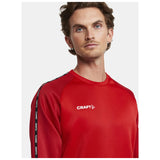 Squad 2.0 Crewneck M - Red - Closeup 4