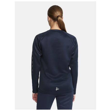 Squad 2.0 Crewneck W - Navy - Closeup 3