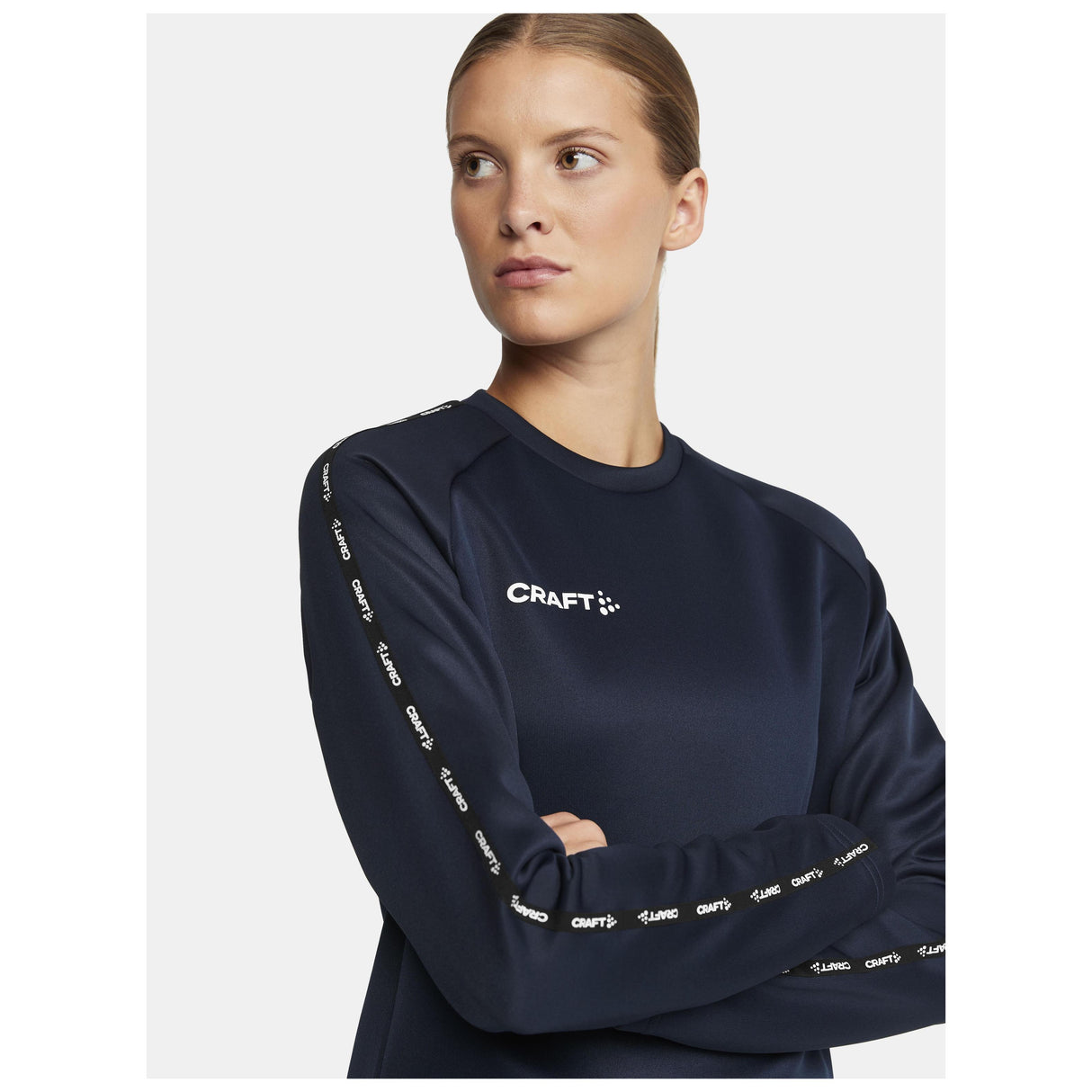 Squad 2.0 Crewneck W - Navy - Closeup 4