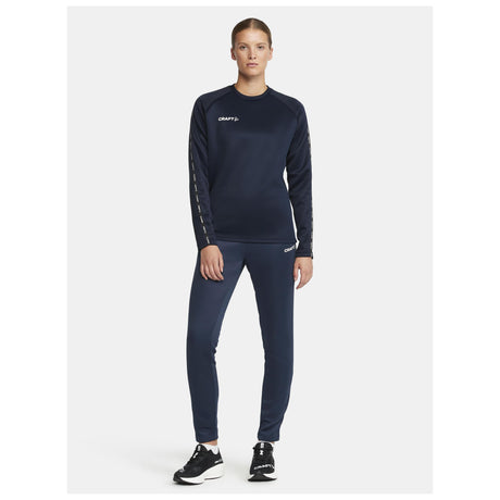 Squad 2.0 Crewneck W - Navy - Closeup 5