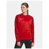 Squad 2.0 Crewneck W - Red - Closeup 1