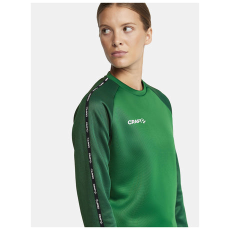 Squad 2.0 Crewneck W - Green/Ivy - Closeup 4