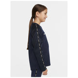 Squad 2.0 Crewneck Jr - Navy - Closeup 2