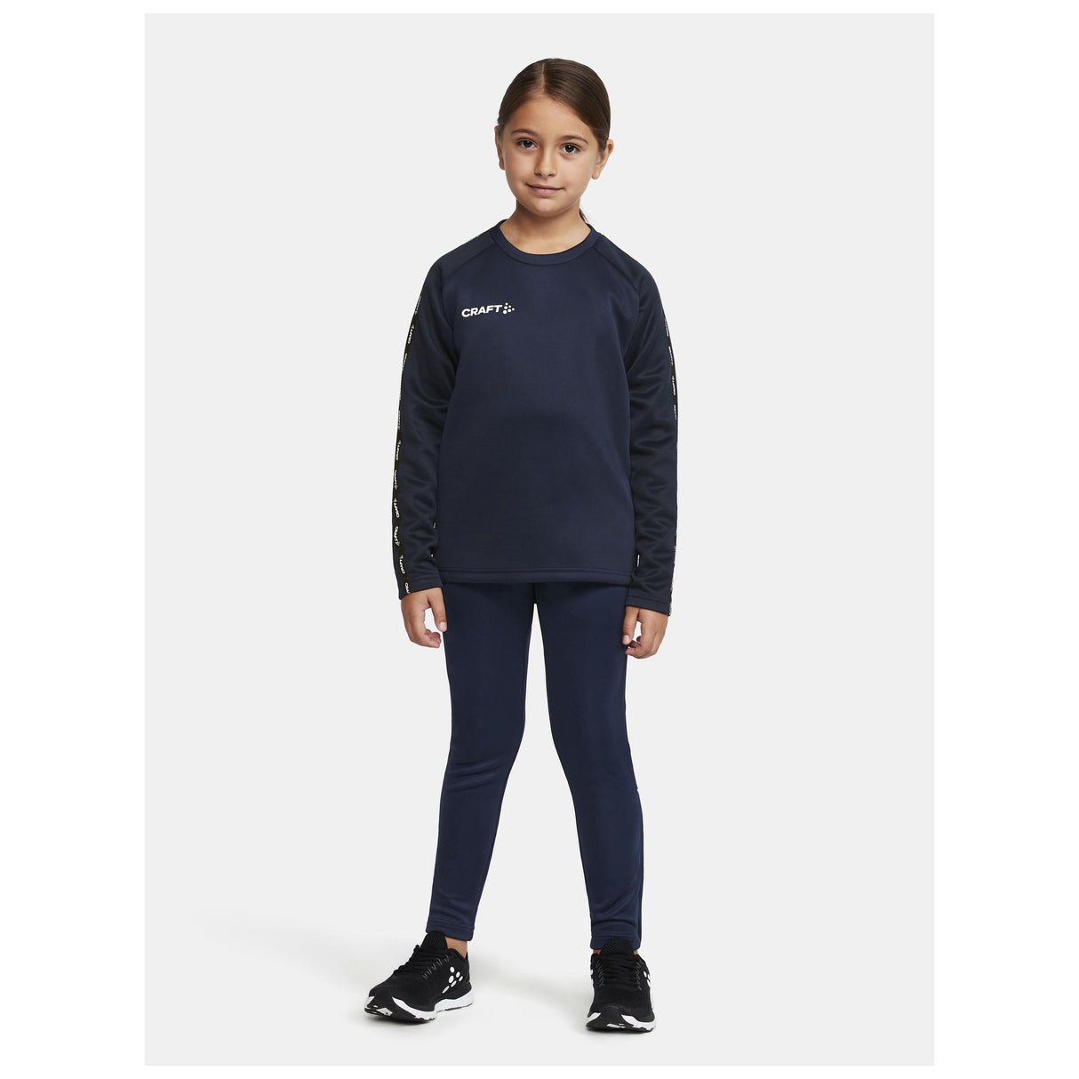 Squad 2.0 Crewneck Jr - Navy - Closeup 5