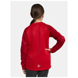 Squad 2.0 Crewneck Jr - Red - Closeup 3