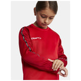 Squad 2.0 Crewneck Jr - Red - Closeup 5