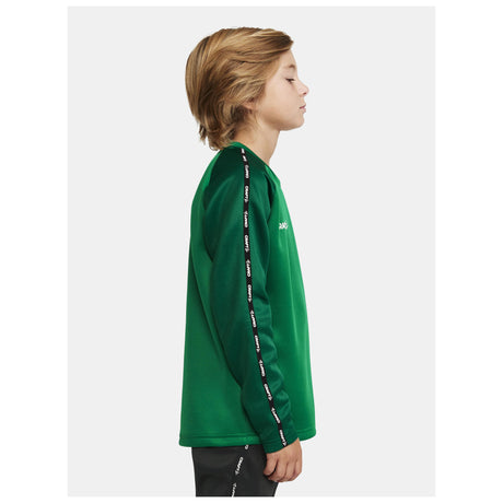 Squad 2.0 Crewneck Jr - Green/Ivy - Closeup 2