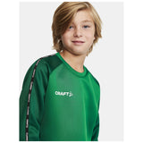 Squad 2.0 Crewneck Jr - Green/Ivy - Closeup 4