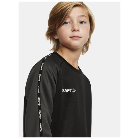 Squad 2.0 Crewneck Jr - Black - Closeup 5