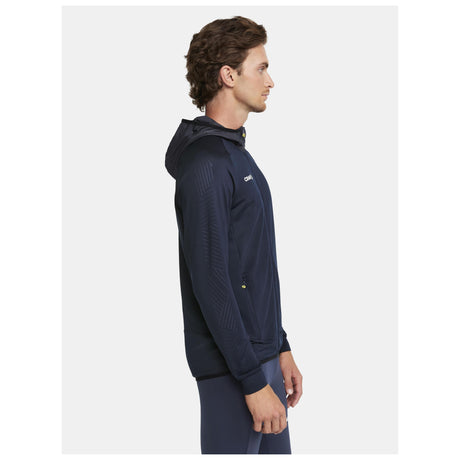Extend Full Zip M - Navy - Closeup 2