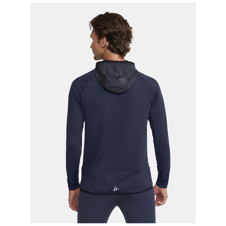 Extend Full Zip M - Navy - Closeup 3