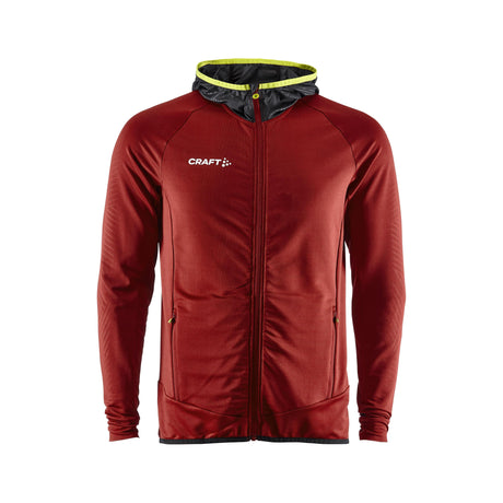 Extend Full Zip M - Dark Red - Front