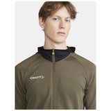 Extend Full Zip M - Dark Green - Closeup 5