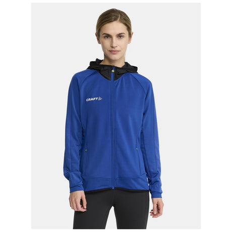 Extend Full Zip W - Cobalt - Closeup 1