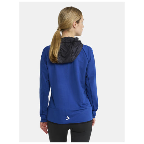 Extend Full Zip W - Cobalt - Closeup 3856