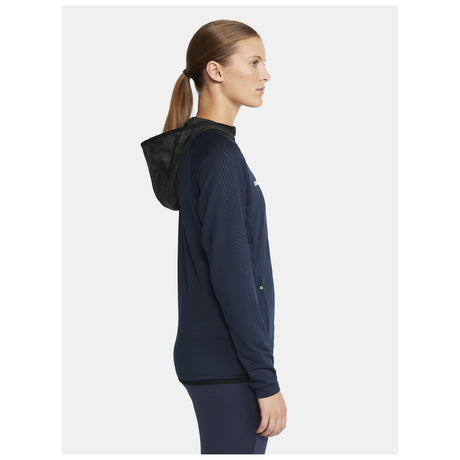 Extend Full Zip W - Navy - Closeup 2