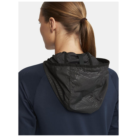 Extend Full Zip W - Navy - Closeup 4