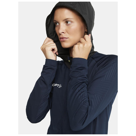 Extend Full Zip W - Navy - Closeup 5