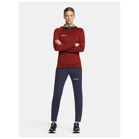 Extend Full Zip W - Dark Red - Closeup 5