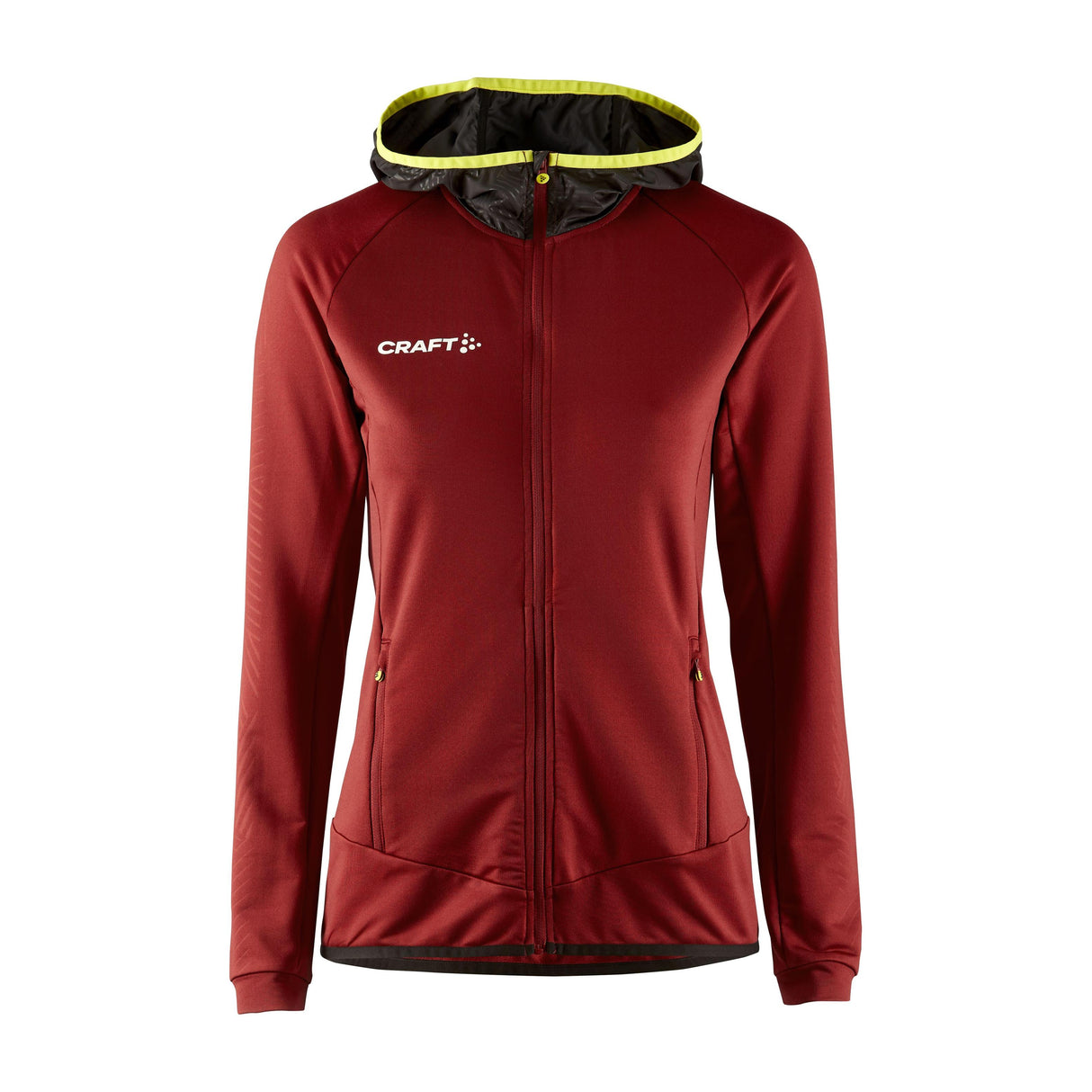 Extend Full Zip W - Dark Red - Front